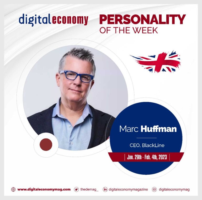 The Digital Economy Magazine, a leading voice in technology, has named Marc Huffman, CEO of Blackline UK as Digital Economy Personality of the week