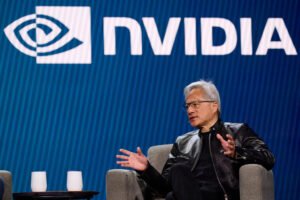 Nvidia with BlackRock, Blackstone, to raise $500bn tech fund.